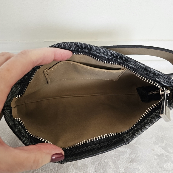 Michael Kors Black and Gray Logo Belt Bag-  S/M size.  Brand New! main image 12